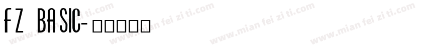 FZ BASIC字体转换